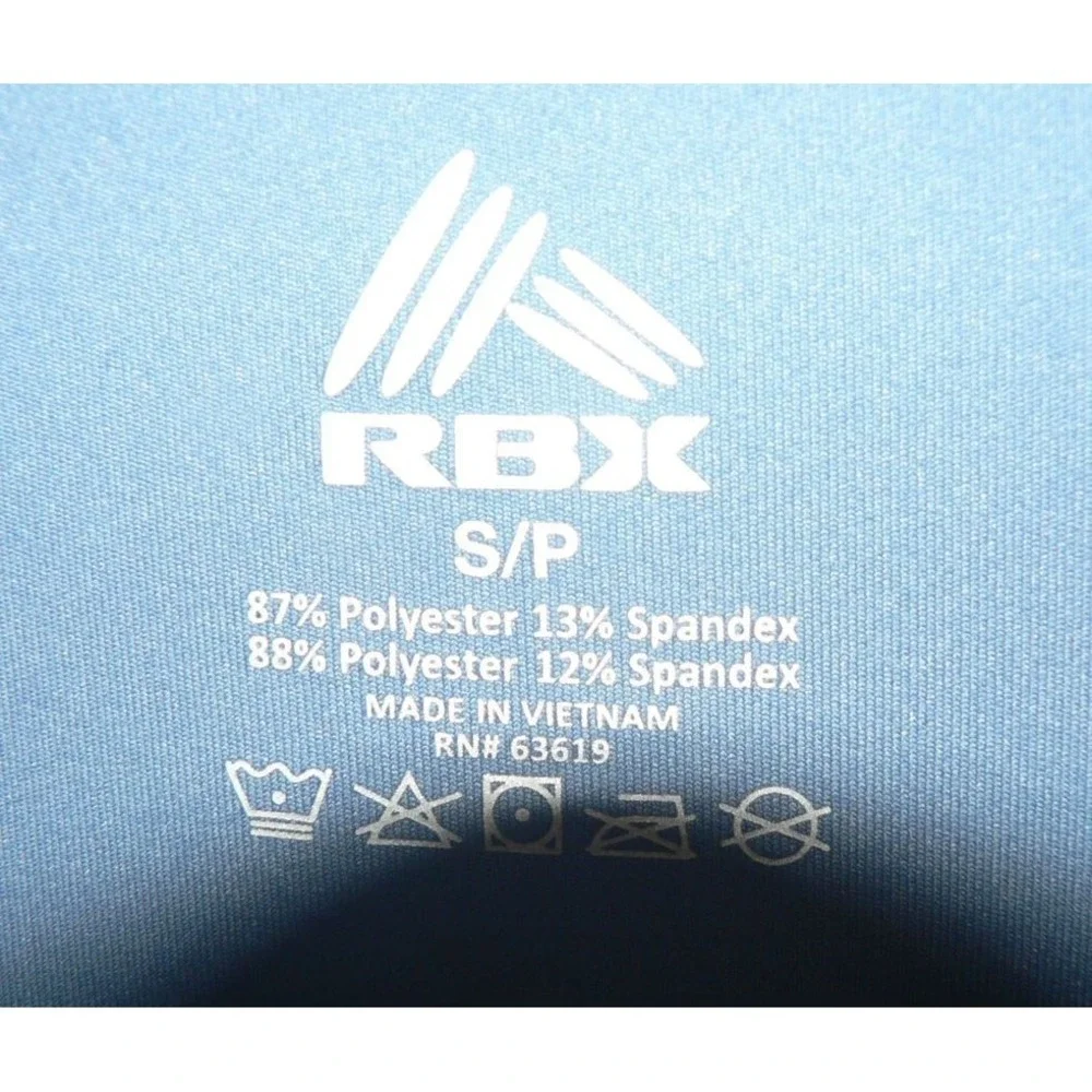 RBX Active Women's Quick Dry Sleeveless Racerback Workout Tank in Blue Small - Picture 4 of 9